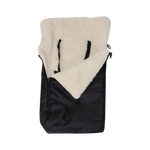 Black Wool Insulated Sled Cushion / Bag - Śpiworek do Sanek | GB-036