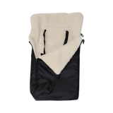 Black Wool Insulated Sled Cushion / Bag - Śpiworek do Sanek | GB-036