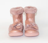 AC Girl's Light Pink Ankle Boots | 925/21-LP