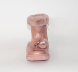 AC Girl's Light Pink Ankle Boots | 925/21-LP