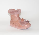 AC Girl's Light Pink Ankle Boots | 925/21-LP