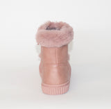 AC Girl's Light Pink Ankle Boots | 925/21-LP