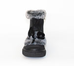 AC Girls' Black Ankle Boots | 925/21-BL