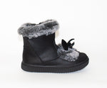 AC Girls' Black Ankle Boots | 925/21-BL