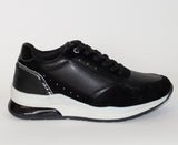 AC Women's Black and White Sneakers | 723/21A