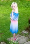 Italian Off The Shoulder Ombré Dress | 54C2216