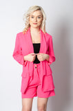 Pink Blazer and Shorts Set | 43B164-P