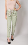 COKI Summer Pants with Decorative Chain Belt | CO-02