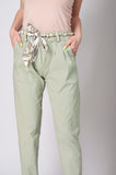 COKI Summer Pants with Decorative Chain Belt | CO-02