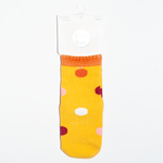 Yellow with Dots YO! Socks with ABS | SKA-0002G-YD