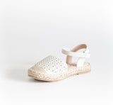 AC Girls' White Espadrilles Sandals | 494/21-W