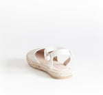 AC Girls' White Espadrilles Sandals | 494/21-W