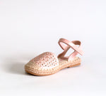 AC Girls' Light Pink Espadrilles Sandals | 494/21-LP