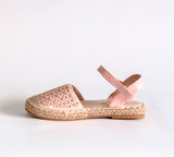 AC Girls' Light Pink Espadrilles Sandals | 494/21-LP