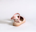 AC Girls' Light Pink Espadrilles Sandals | 494/21-LP