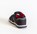 AC Boys' Black-Red Open-toe Sandals | 407/21-BL