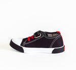 AC Boy's Black Sneakers | 595/21-BL