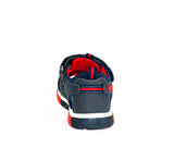 AC Boys' Dark Blue-Red Closed-toe Sandals | 399/21-DB