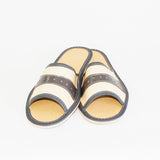 Leather Open Toe Slippers | K-284