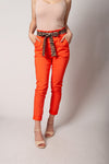 Italian Pants with Panther Tie Belt | HAL-22