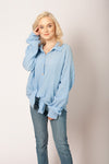 100% Cotton Tied Gauze Shirt with Buttons | HAL-26