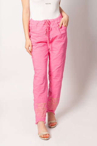 Italian-style Pink Pants - Gnieciuchy | 186D1278-NP-06M