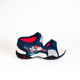 AC Boys' Dark Blue-Red Open-toe Sport Sandals | 449/21-DB
