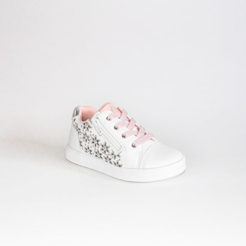 AC Girls' White Sneakers | 158/21-W