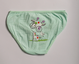 Girl's Cotton Briefs with Little Giraffe Print | BKM221-072
