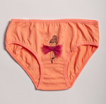 Girl's Cotton Briefs with Dancer Print | BKM221-074
