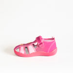 AC Pink School Slippers with Flowers Print | 626/21-P