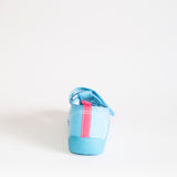 AC Blue School Slippers with Flowers Print | 626/21-B