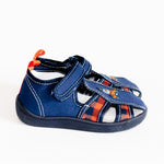 AC School Slippers with Rocket Print | 609/21-DB