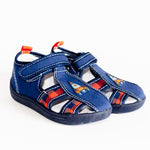 AC School Slippers with Rocket Print | 609/21-DB