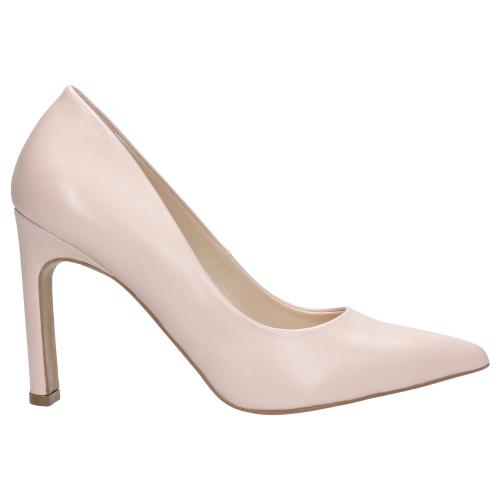 Wojas Light Pink Leather High Heels 3500754 7 US 37 EU