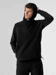 4F Men's Black Hooded Sweatshirt | BLM013-20S