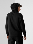 4F Men's Black Hooded Sweatshirt | BLM013-20S