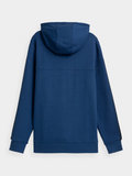 4F Men's Dark Blue Zip Up Hooded Sweatshirt | BLM014-32S