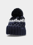 4F Men's Insulated Beanie with Wool and Black Pompom | 14-91M