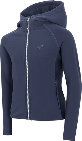 4F Girls' Navy Blue Hooded Sweatshirt | JPLD001