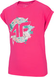 4F Girls' Pink Printed T-shirt | JTSD012