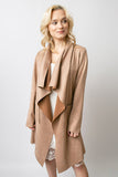 Women's Spring Light Brown Italian-style Blazer - Coat | 2C22-LBR
