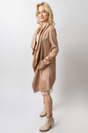 Women's Spring Light Brown Italian-style Blazer - Coat | 2C22-LBR
