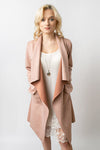 Women's Spring Light Pink Italian-style Blazer - Coat | 2C22-LP