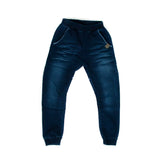 MIMI Boys' Super Soft Dark Blue Jeans Joggers 9-10 y | S-47