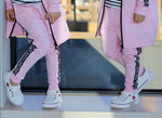 Girl's Pink Printed Pants | Q-008