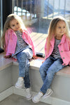 Girl's Soft Blue Jeans Pants | Q-009