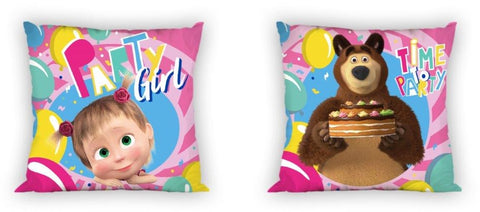 Pink Pillowcase with Masha and The Bear Print | JDL-16