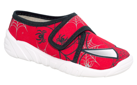 Red Graphic School Slippers | KRZYS-R