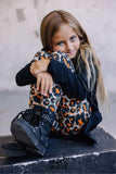 Girls' Panther Printed Leggings | S-140